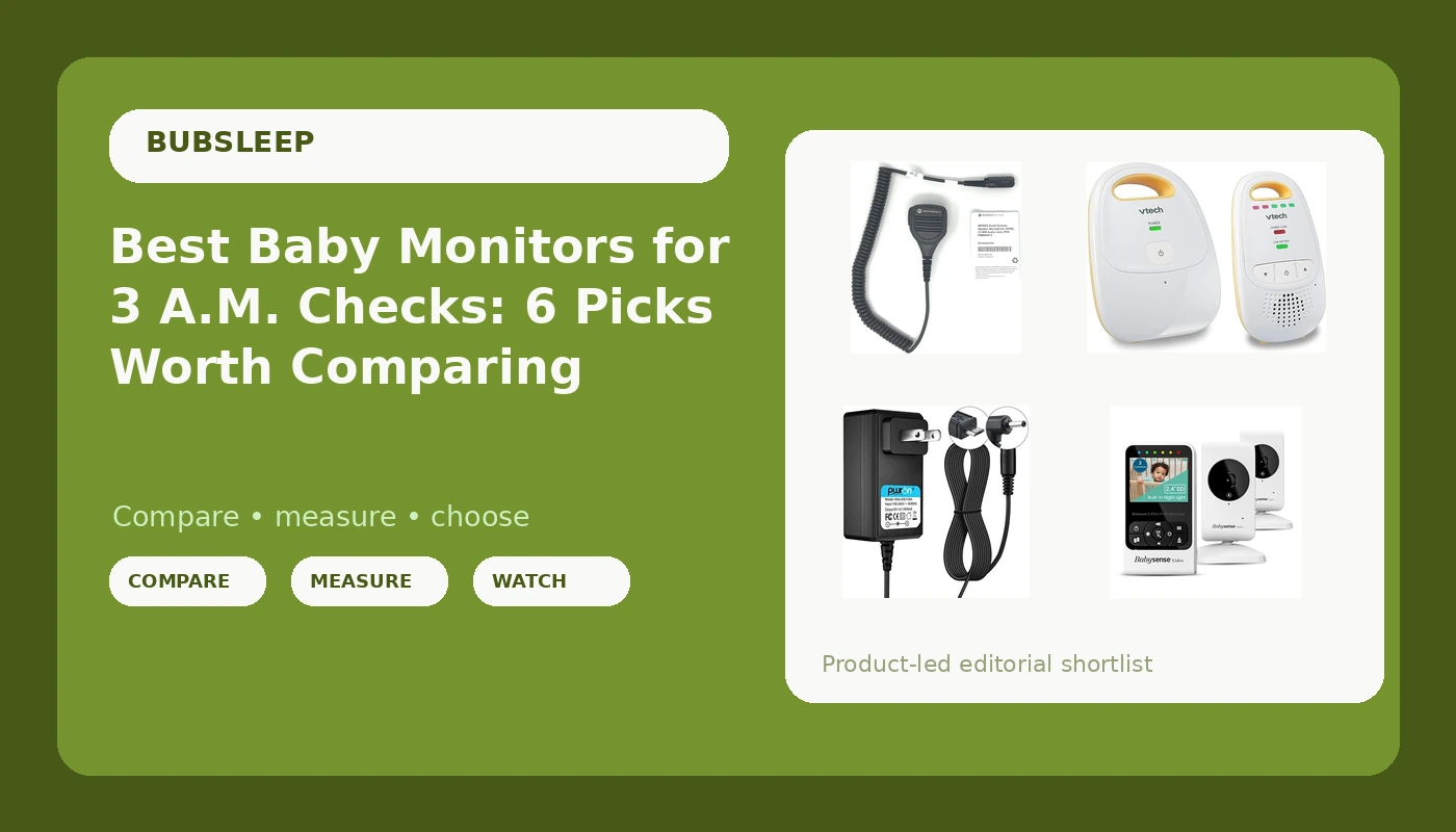 Best Baby Monitors for 3 A.M. Checks: 6 Picks Worth Comparing